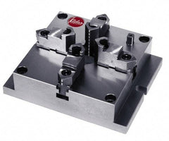 Atlas Workholding - 6" Chuck Diam, 0.16 to 5.04" External Chucking Diam, Low Profile Machining Chuck - 5.67" Bolt Hole Spacing, 1.57" Through Hole, 2.17 to 5.04" Internal Chucking Diam, 8.46" Base Len x 6-1/2" Base Width x 2.24" Base Height - Apex Tool & Supply