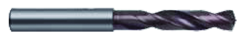 13/64 Dia. - Carbide HP 3XD Drill-140° Point-Bright - Apex Tool & Supply