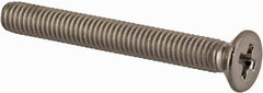 Value Collection - M3x0.50 Metric Coarse, 25mm OAL Phillips Drive Machine Screw - Flat Head, Grade 18-8 & A2 Stainless Steel, Uncoated, Without Washer - Apex Tool & Supply