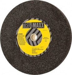 Tru-Maxx - 36 Grit Aluminum Oxide Bench & Pedestal Grinding Wheel - 12" Diam x 1-1/4" Hole x 1-1/2" Thick, 2705 Max RPM, P Hardness, Very Coarse Grade , Vitrified Bond - Apex Tool & Supply