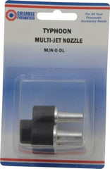 Coilhose Pneumatics - Blow Gun Multi-Jet Nozzle - 1/2-27 UNS, 2" Long - Apex Tool & Supply