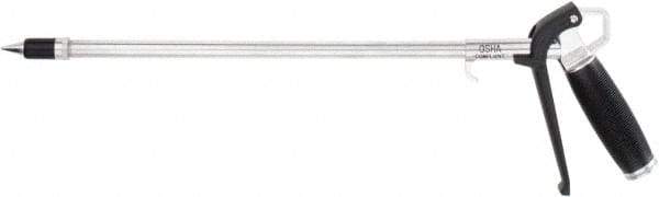 Coilhose Pneumatics - 150 Max psi High Force Aluminum Tip Pistol Grip Blow Gun - 1/4 NPT, 12" Tube Length, Aluminum - Apex Tool & Supply