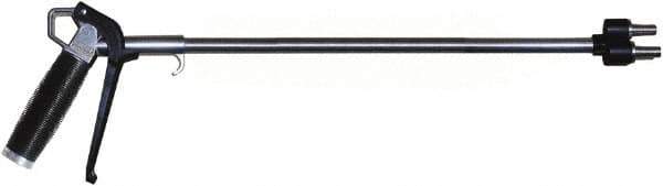 Coilhose Pneumatics - 150 Max psi High Flow Multi-Jet Nozzle Pistol Grip Blow Gun - 3/8 NPT, 48" Tube Length, Aluminum - Apex Tool & Supply