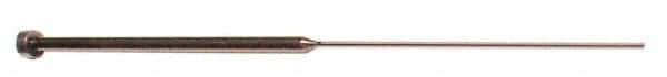 Gibraltar - 7/64" Pin Diam, 1/4" Head Diam x 1/8" Head Height, 14" OAL, Shoulder Ejector Pin - Steel - Apex Tool & Supply