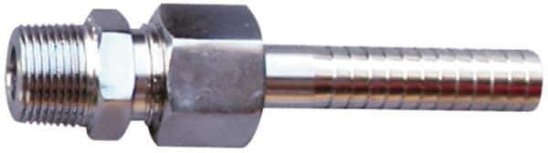 SuperKlean - NPT x 5/8" Hose Barb, 3 Piece Mixer Adapter - Stainless Steel - Apex Tool & Supply