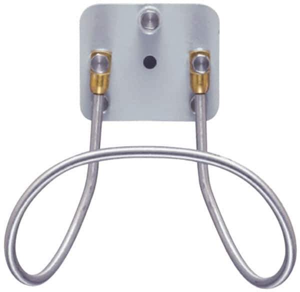 SuperKlean - Air & Water Hose Rack - Stainless Steel Bolts, Brass End Fittings & Aluminum Plate - Apex Tool & Supply