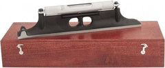 Starrett - 12" Long, 0.0050 & 0.0500" Graduation Sensitivity per 10", 2 Vials, Machinists' Level - Cast Iron - Apex Tool & Supply