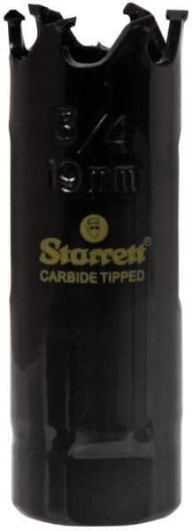 Starrett - 5-1/2" Diam, 1-5/8" Cutting Depth, Hole Saw - Carbide-Tipped Saw, Toothed Edge - Apex Tool & Supply