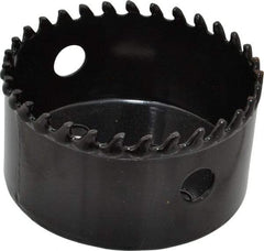 Starrett - 3-3/8" Diam, 1-5/8" Cutting Depth, Hole Saw - Carbide-Tipped Saw, Toothed Edge - Apex Tool & Supply