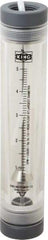 King - 1" FNPT Port Tube Flowmeter - 125 Max psi, 0.5 to 5 GPM, Acrylic - Apex Tool & Supply