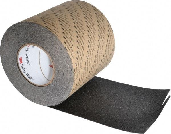 3M - Black Solid Color Anti-Slip Vinyl Tape - 6" Wide x 60' Long - Apex Tool & Supply