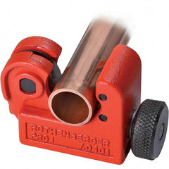Rothenberger - 1/8" to 5/8" Pipe Capacity, Tube Cutter - Cuts Copper, 2" OAL - Apex Tool & Supply