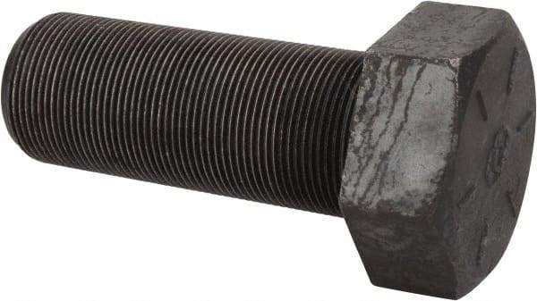 Value Collection - 1-3/4 - 12 UN, 4-1/2" Length Under Head Hex Head Cap Screw - Partially Threaded, Grade 8 Alloy Steel, Uncoated, 2-5/8" Hex - Apex Tool & Supply