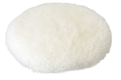 3M - 7" Diam Wool Bonnet Pad - 15/16" Pile, Hook & Loop Attachment - Apex Tool & Supply