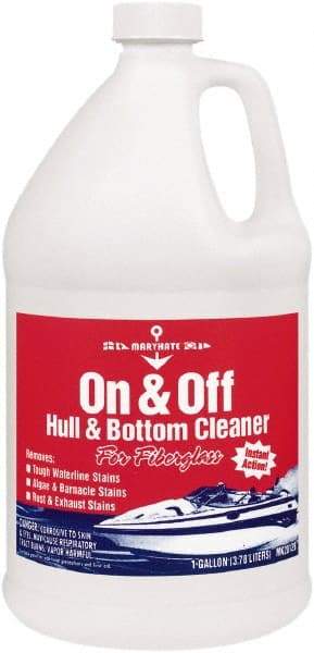 CRC - Water-Based Solution Hull and Bottom Cleaner - 1 Gallon Bottle, 32° F Freezing Point - Apex Tool & Supply