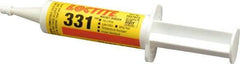 Loctite - 25 mL Cartridge Two Part Acrylic Adhesive - 0.33 min Working Time, 3,100 psi Shear Strength, Series 331 (Use with MSC#-93297661) - Apex Tool & Supply