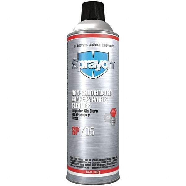 Sprayon - Nonchlorinated Brake Parts Cleaner - 16 oz Aerosol Can - Apex Tool & Supply