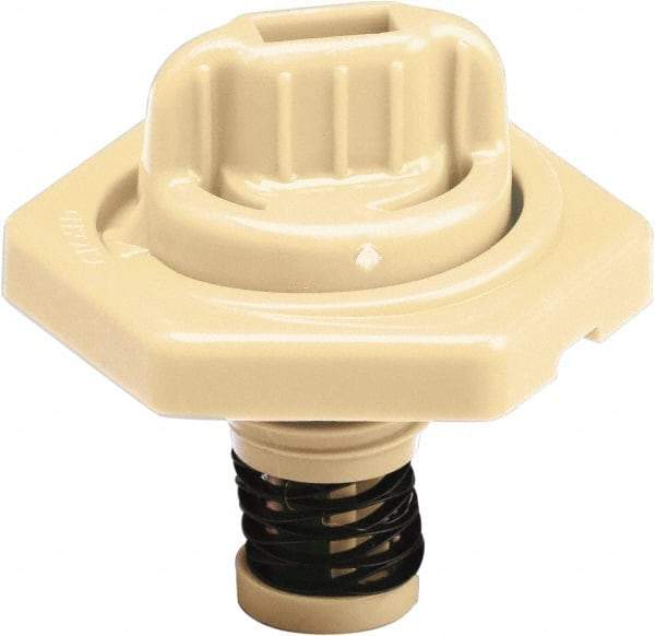 Trico - 4 Gal Capacity Polyethylene Oil Storage System - 7" Straight Spout, Tan - Apex Tool & Supply