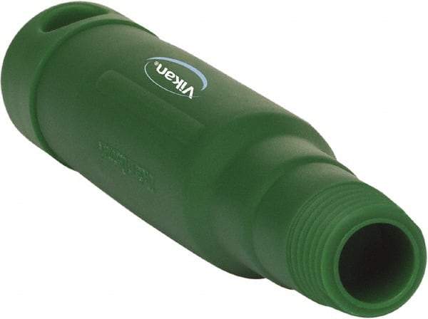 Vikan - 6-1/2 x 1-5/32" Polypropylene Squeegee Handle - European Threaded Connection, Green - Apex Tool & Supply