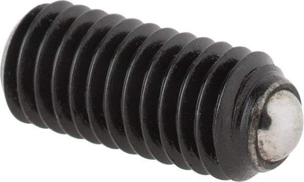 Gibraltar - 12mm OAL, Steel, Headless Rolling Ball End Clamping Screw - 1,011 Lb Max Load, 3mm Ball Diam - Apex Tool & Supply