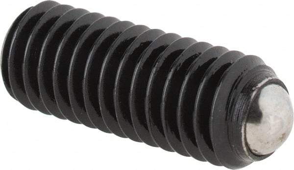 Gibraltar - 16.8mm OAL, Steel, Headless Rolling Ball End Clamping Screw - 2,023 Lb Max Load, 4mm Ball Diam - Apex Tool & Supply
