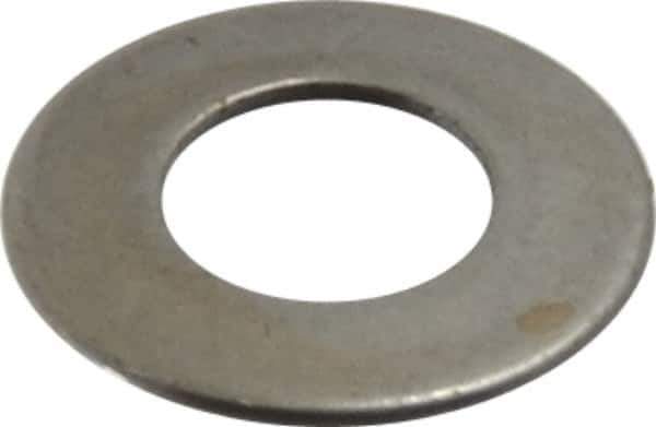 Gardner Spring - #8 Bolt, 0.164" ID, Grade 1074 Steel, Belleville Disc Spring - 0.343" OD, 0.028" High, 0.019" Thick - Apex Tool & Supply