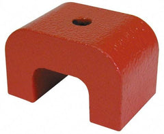 Eclipse - 1/4" Hole Diam, 2-5/8" Overall Width, 15/16" Deep, 2-1/4" High, Alnico Power Magnets - 1,022°Fahrenheit Max Operating Temp - Apex Tool & Supply