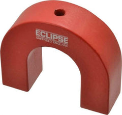 Eclipse - 1/4" Hole Diam, 3" Overall Width, 15/16" Deep, 2-1/2" High, Alnico Power Magnets - 1,022°Fahrenheit Max Operating Temp - Apex Tool & Supply