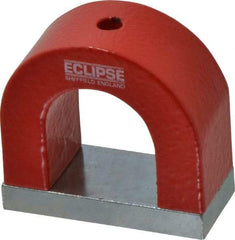 Eclipse - 3/16" Hole Diam, 2-3/16" Overall Width, 15/16" Deep, 1-13/16" High, Alnico Power Magnets - 1,022°Fahrenheit Max Operating Temp - Apex Tool & Supply