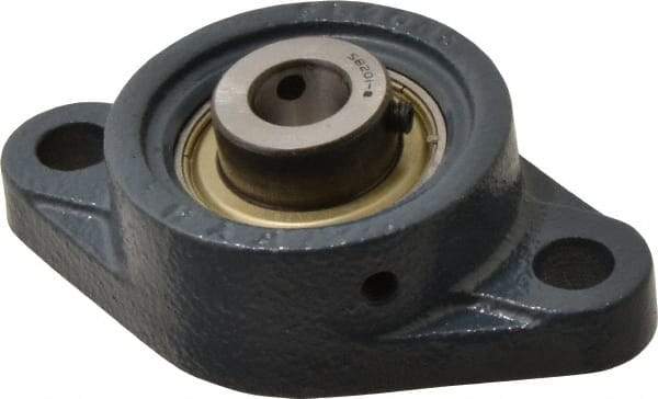 Value Collection - 3-7/8" OALBall Bearing Pillow Block - Cast Iron - Apex Tool & Supply