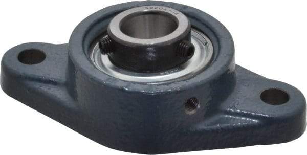 Value Collection - 4-13/32" OALBall Bearing Pillow Block - Cast Iron - Apex Tool & Supply