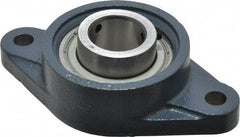 Value Collection - 6-1/8" OALBall Bearing Pillow Block - Cast Iron - Apex Tool & Supply