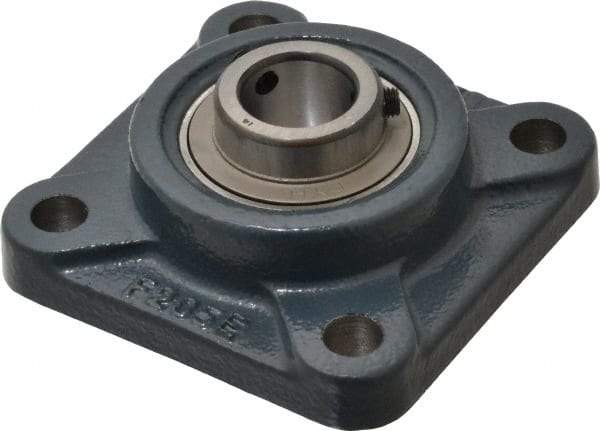 Value Collection - 3-3/4" OALBall Bearing Pillow Block - Cast Iron - Apex Tool & Supply