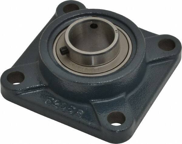 Value Collection - 4-1/4" OALBall Bearing Pillow Block - Cast Iron - Apex Tool & Supply
