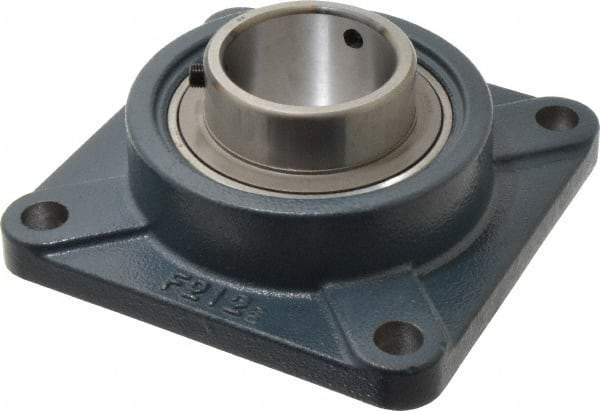 Value Collection - 6-7/8" OALBall Bearing Pillow Block - Cast Iron - Apex Tool & Supply