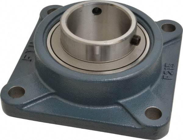 Value Collection - 7-3/4" OALBall Bearing Pillow Block - Cast Iron - Apex Tool & Supply