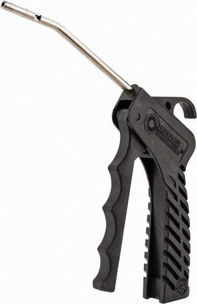 Coilhose Pneumatics - 150 Max psi Bent Fixed Safety Extension Tube Pistol Grip Blow Gun - 1/4 NPT, 5" Tube Length, ABS Resin - Apex Tool & Supply