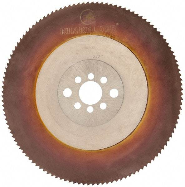 Kinkelder Saw - 250mm Blade Diam, 120 Teeth, High Speed Steel Cold Saw Blade - 32mm Arbor Hole Diam, 2mm Blade Thickness - Apex Tool & Supply