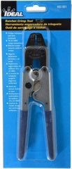 Ideal - 10" OAL Crimping Pliers - Vinyl Coated Handle - Apex Tool & Supply