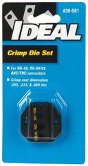 Ideal - RG-58, RG-59/62 Crimping Die Set - Use with Crimpmaster Ratcheting Crimp Tool - Apex Tool & Supply