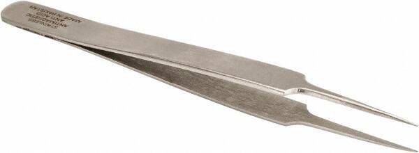 Aven - 4-1/2" OAL 5-SA Precision Tweezers - Tapered Ultra Fine, Subminiature Assembly - Apex Tool & Supply