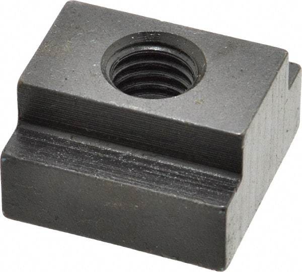 Gibraltar - 1/2-13 Blind Tapped T Slot Nut - 3/4" Slot Width, 1-1/4 x 15/32" Base Width x Height, 1-1/4 x 3/4" OAL x Height - Apex Tool & Supply