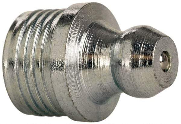 Value Collection - Straight Head Angle, 3/8 Thread Steel Drive-In Grease Fitting - Apex Tool & Supply