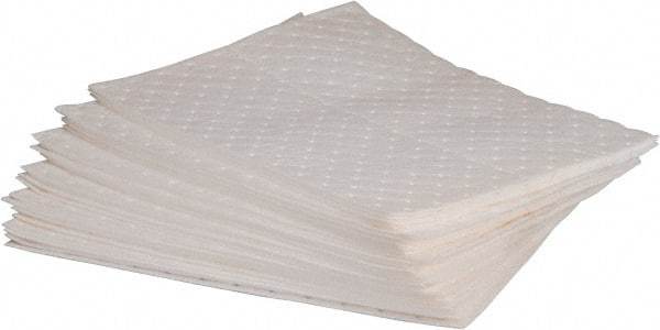 Brady SPC Sorbents - 19.5 Gal Capacity per Package, Oil Only Pad - 19" Long x 15" Wide, Polypropylene - Apex Tool & Supply