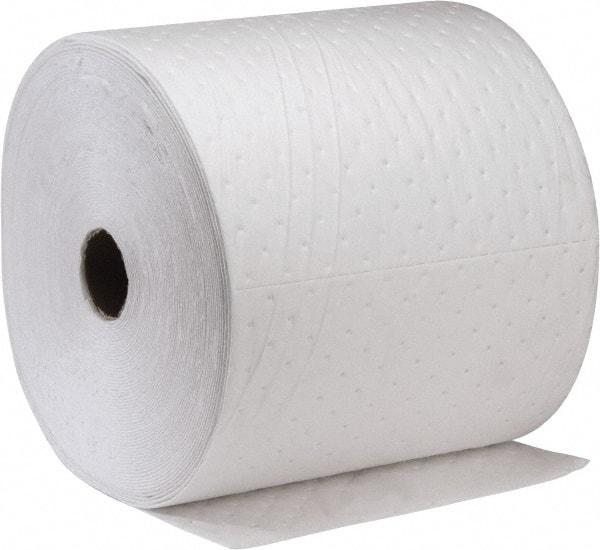 Brady SPC Sorbents - 18 Gal Capacity per Package, Oil Only Roll - 150' Long x 15" Wide, Polypropylene - Apex Tool & Supply