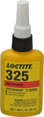 Loctite - 50 mL Bottle Two Part Acrylic Adhesive - 5 min Working Time, 2,200 psi Shear Strength, Series 325 - Apex Tool & Supply