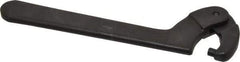 Martin Tools - 1-1/4" to 3" Capacity, Adjustable Pin Spanner Wrench - 8-1/8" OAL, 7/32" Hook Pin Height - Apex Tool & Supply