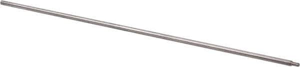 Schaefer Brush - 24" Long, 12-24 Female, Aluminum Brush Handle Extension - 0.313" Diam, 12-24 Male, For Use with Tube Brushes & Scrapers - Apex Tool & Supply