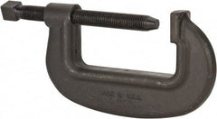 Wilton - Extra Heavy-Duty 8-1/2" Max Opening, 3-5/8" Throat Depth, Forged Steel Standard C-Clamp - 31,250 Lb Capacity, 0" Min Opening, Standard Throat Depth, Cold Drawn Steel Screw - Apex Tool & Supply