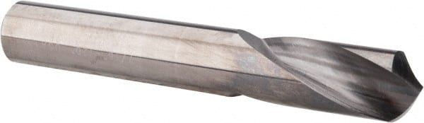 Accupro - 7/16" Body Diam, 120°, 3" OAL, Solid Carbide Spotting Drill - Apex Tool & Supply
